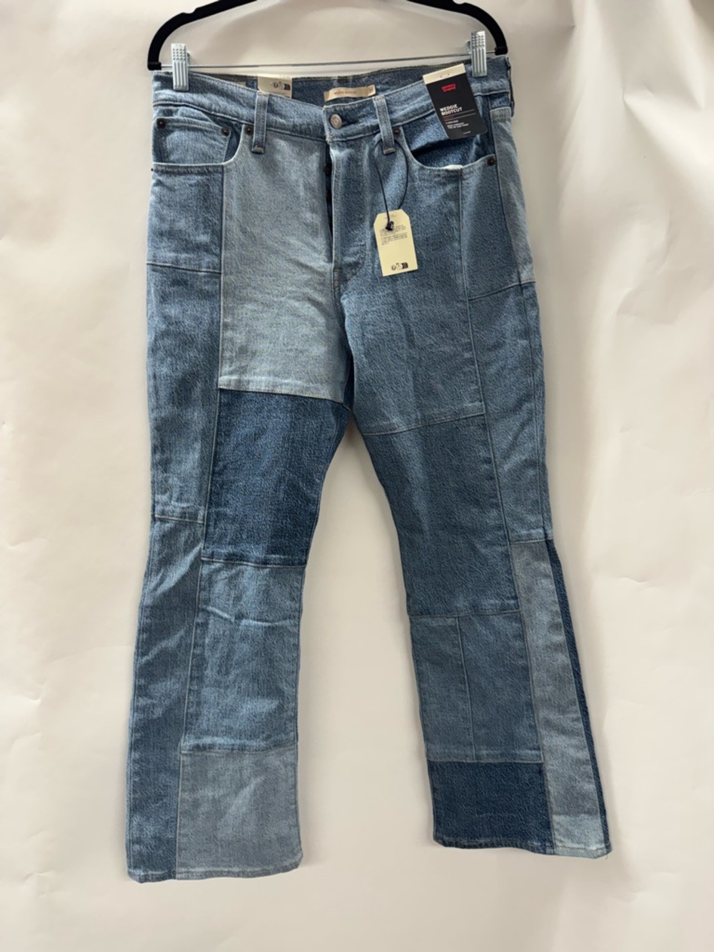 Levi’s Wedgie Bootcut Patchwork High Rise Jeans 31x30 SOLD OUT